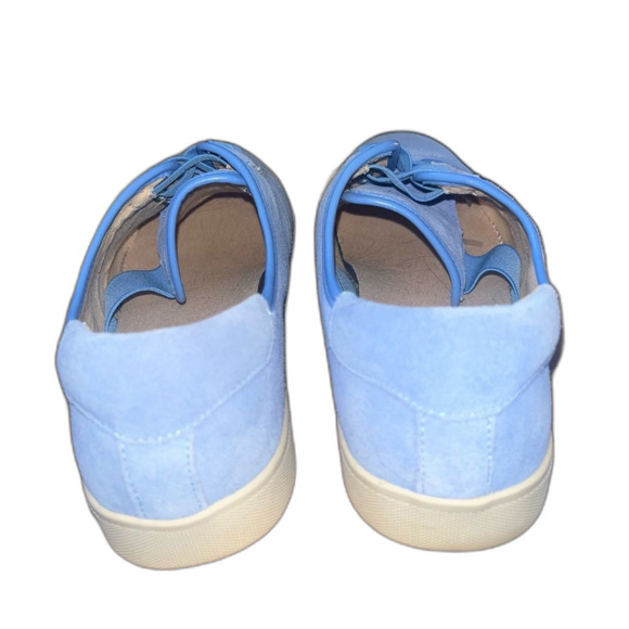 Vionic Blue Suede Sneakers Womens 9 - Picture 4 of 6